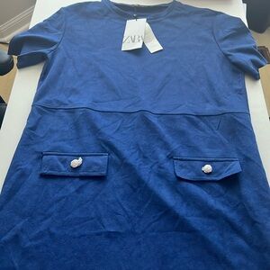 Zara Women’s  Blue Dress brand new with tags